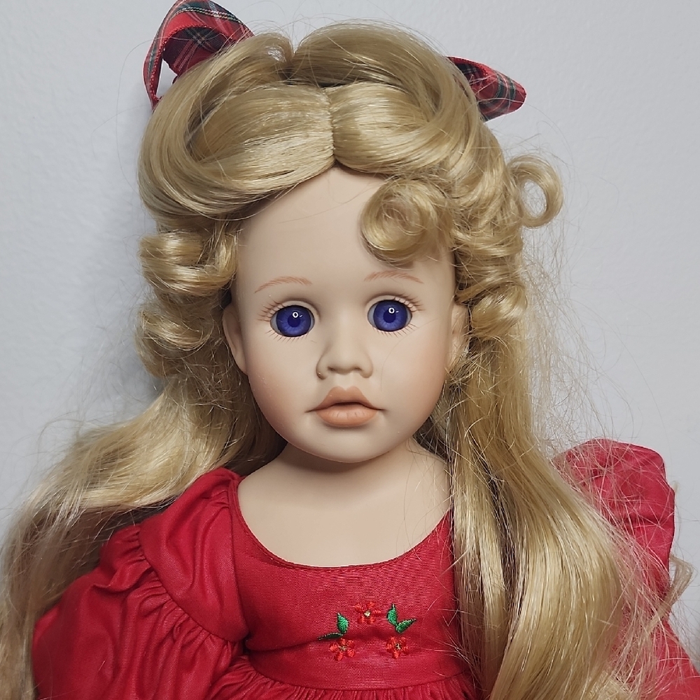 Two Dolls By Pauline Christmas Dolls - Picture 2 of 16